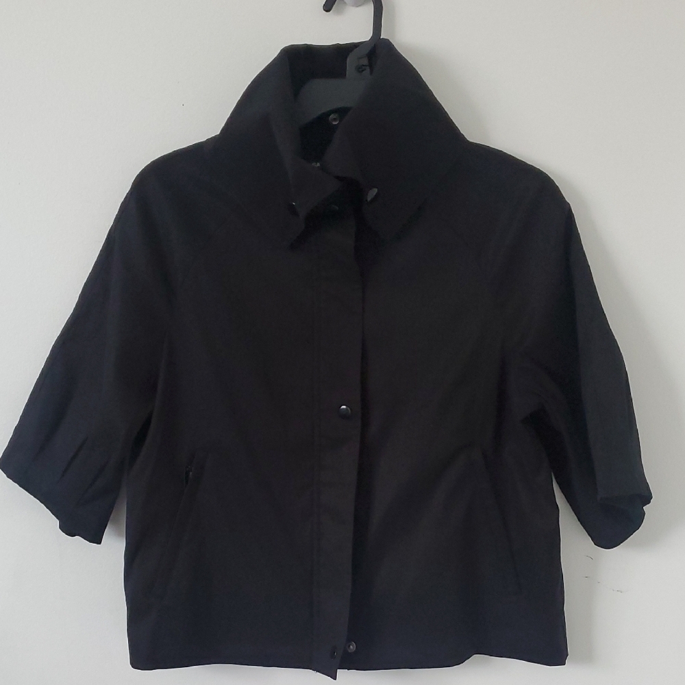 Samuel Dong Women's Black short Sleeves Jacket Sz M